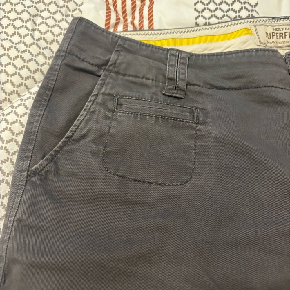 Gray Old Navy khakis